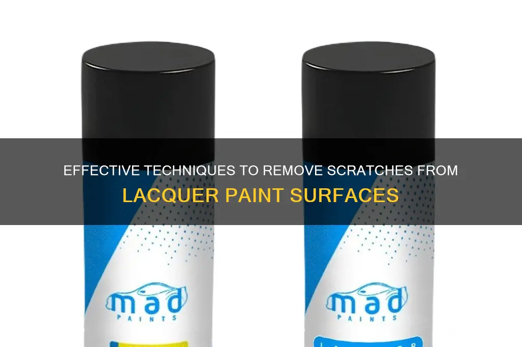 how to take scratches out of lacquer paint