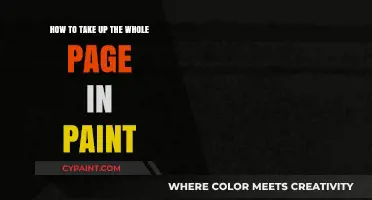 Fill the Entire Page in MS Paint: Tips and Tricks