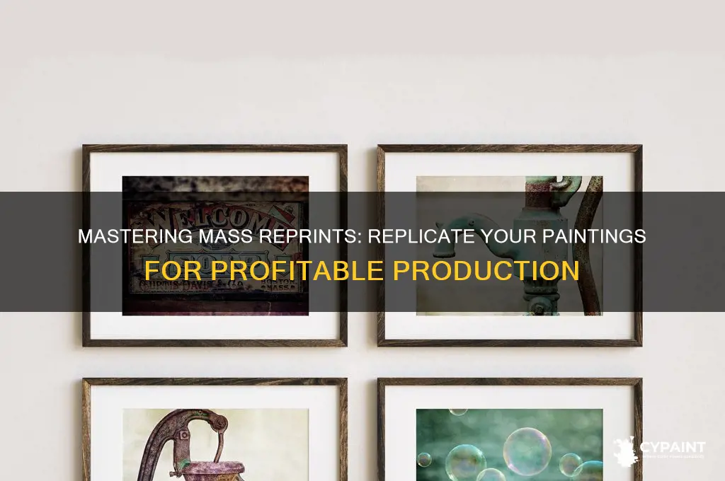 how to take your painting and replicate for mass reprint