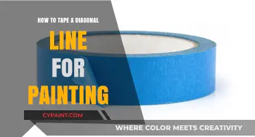 Mastering Diagonal Painting: Easy Taping Techniques for Perfect Lines