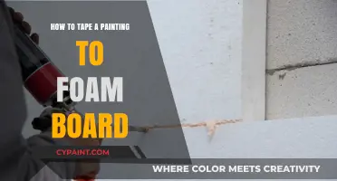 Easy Steps to Securely Tape Your Painting to Foam Board