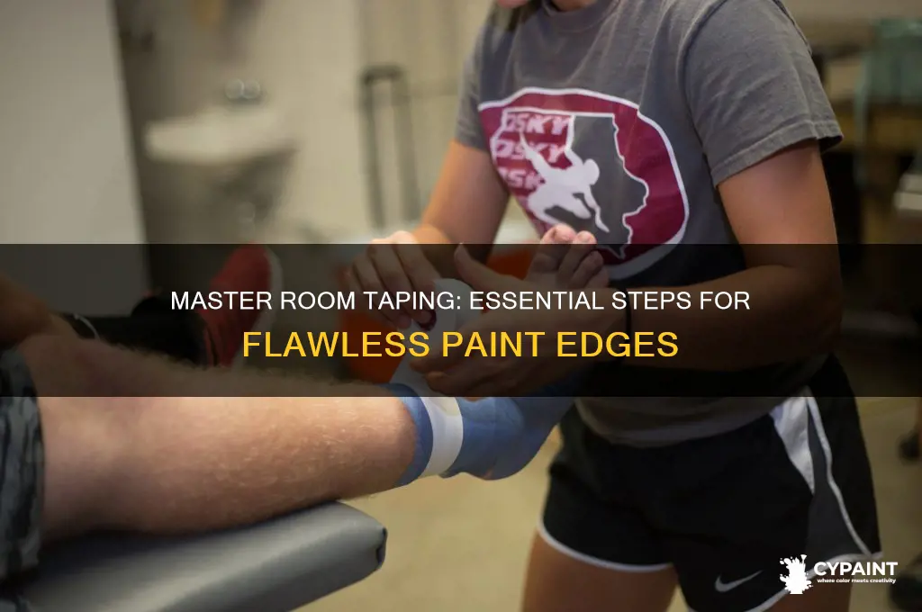 how to tape a room before you paint
