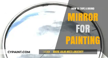 Easy Guide: Taping a Round Mirror for Flawless Painting Results