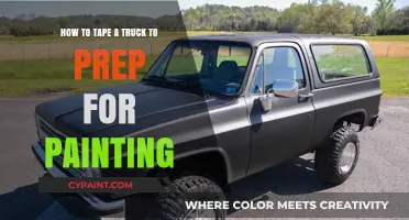 Taping a Truck: Prepping for Painting Perfection