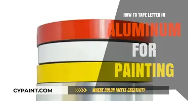 Mastering Aluminum Letter Taping for Flawless Paint Finishes