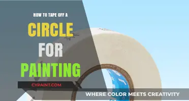 Mastering Circular Designs: Easy Steps to Tape Off a Circle for Painting