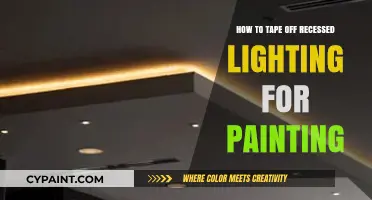 Easy Steps to Tape Recessed Lighting for a Perfect Paint Job