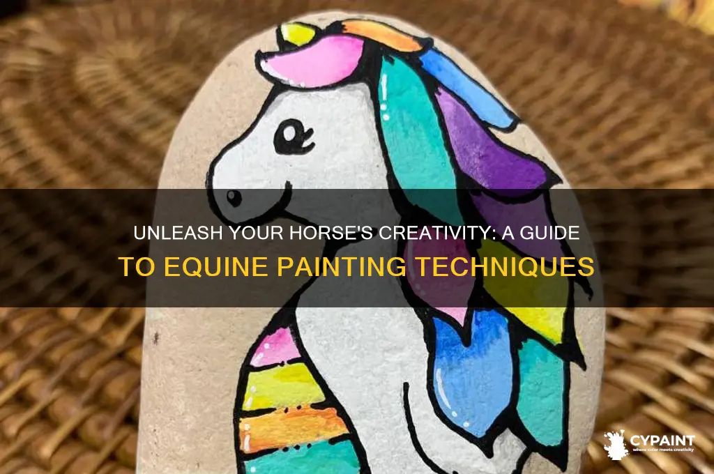 how to teach a horse how to paint