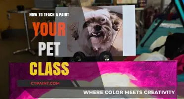Mastering the Art: Teaching a Paint Your Pet Class Creatively