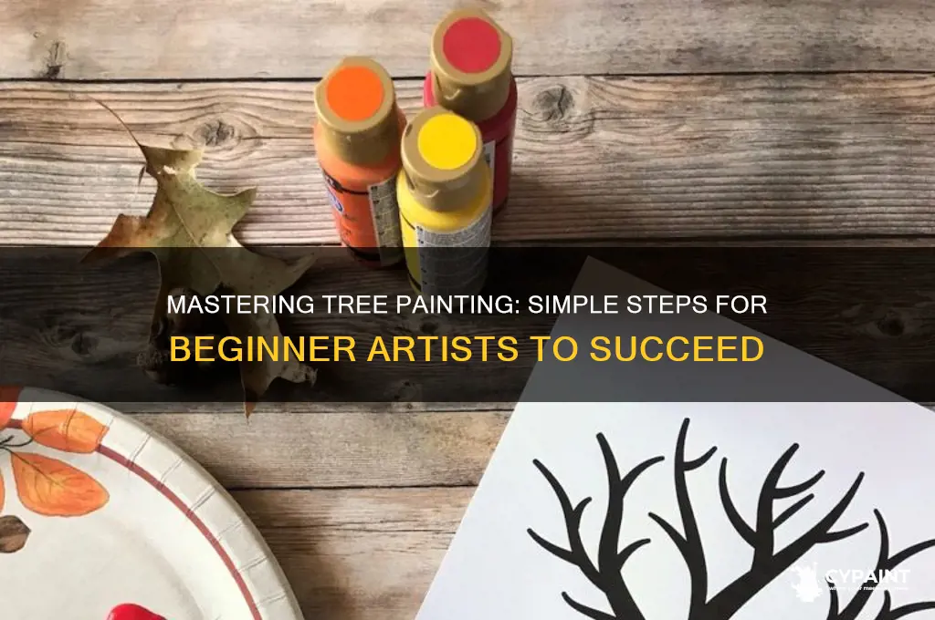 how to teach beginners to paint a tree