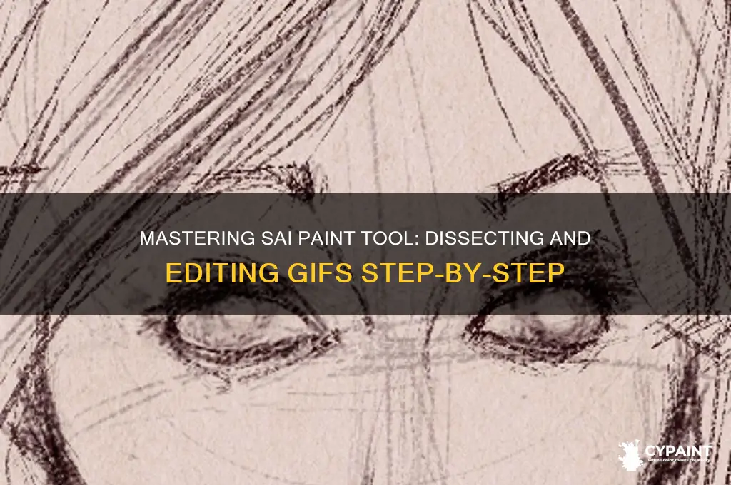 how to tear a gif apart in sai paint tool