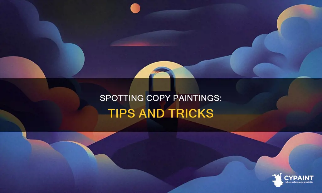 how to tell a copy painting from an original