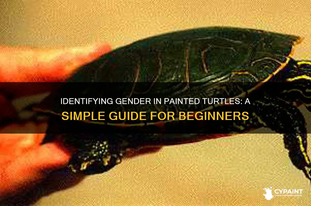 how to tell a girl painted turtle from a boy