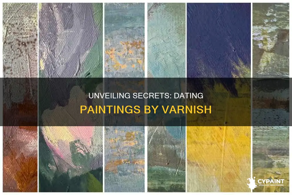 how to tell age of a painting through varnish