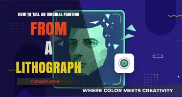 Spotting Originals: Painting vs Lithograph