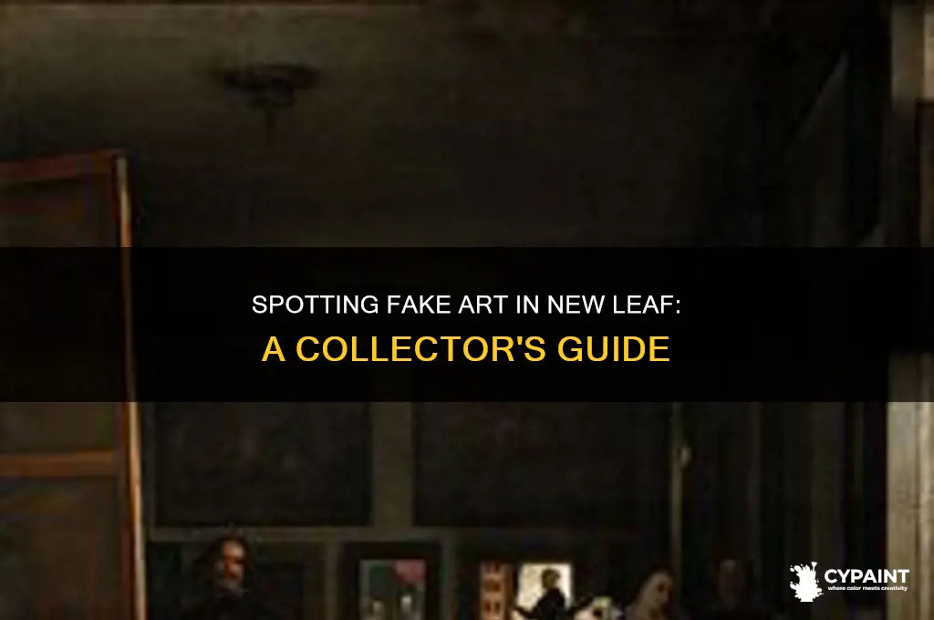 how to tell fake paintings in new leaf