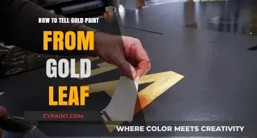 Distinguishing Gold Paint from Gold Leaf: A Comprehensive Guide