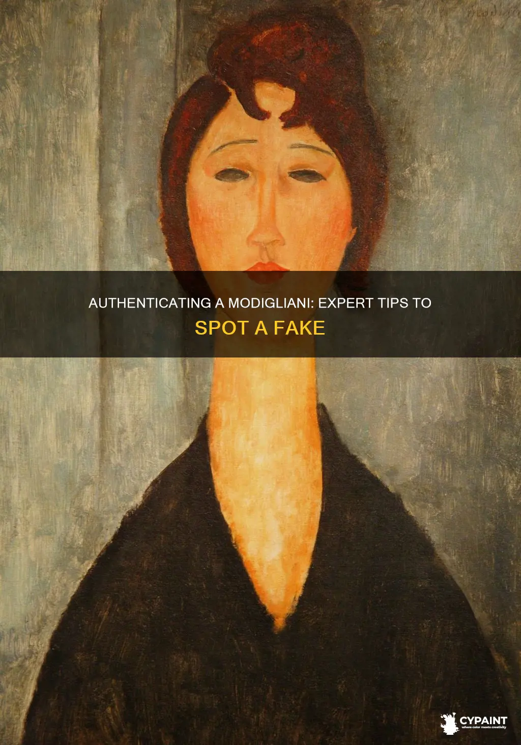 how to tell if a modigliani painting is real