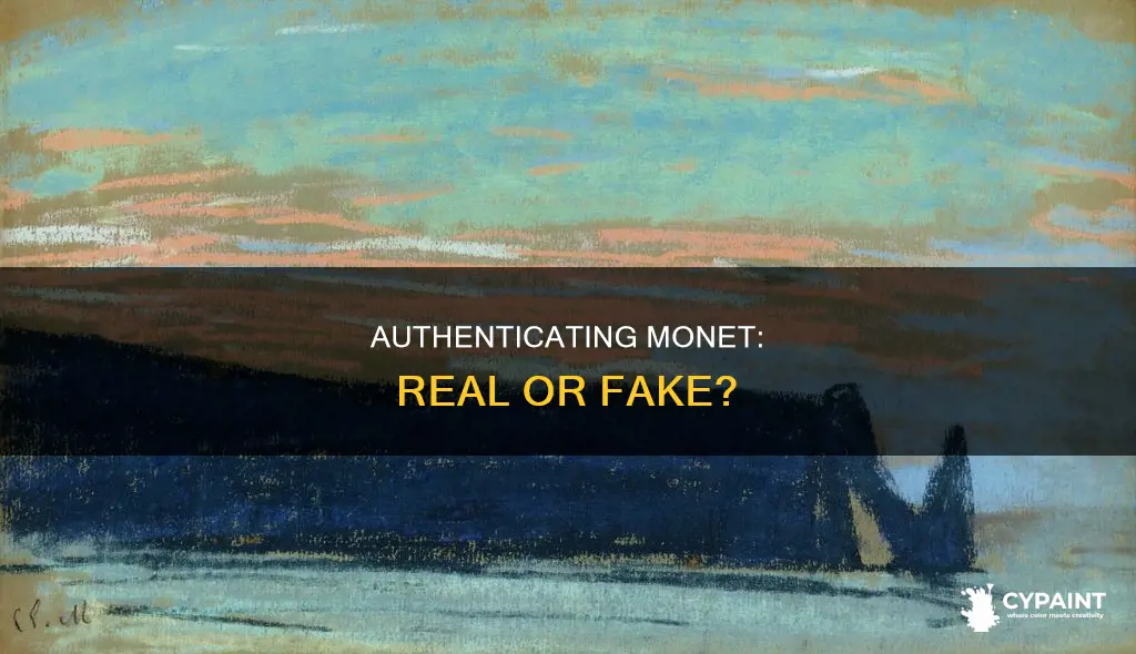 how to tell if a monet painting is real