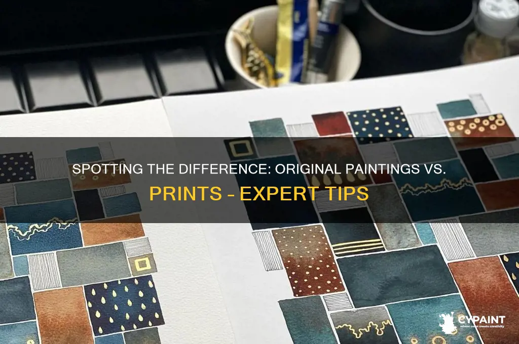 how to tell if a painting is original or print