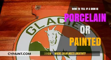 Porcelain or Painted? A Guide to Identifying Vintage Signs