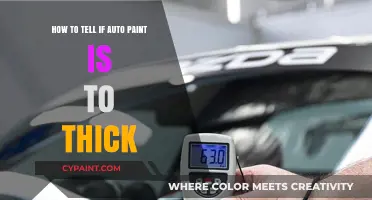 Spotting Thick Auto Paint: Signs to Look For