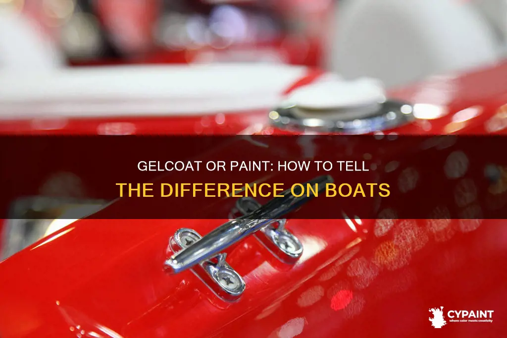 how to tell if boat is gelcoat or paint