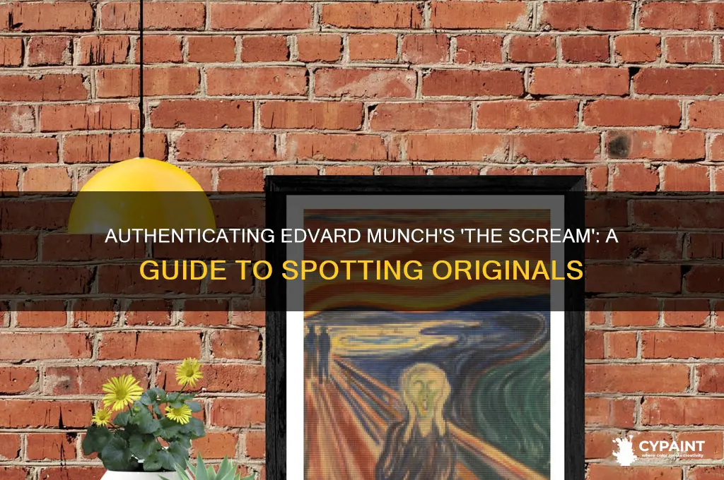 how to tell if i have the original scream painting