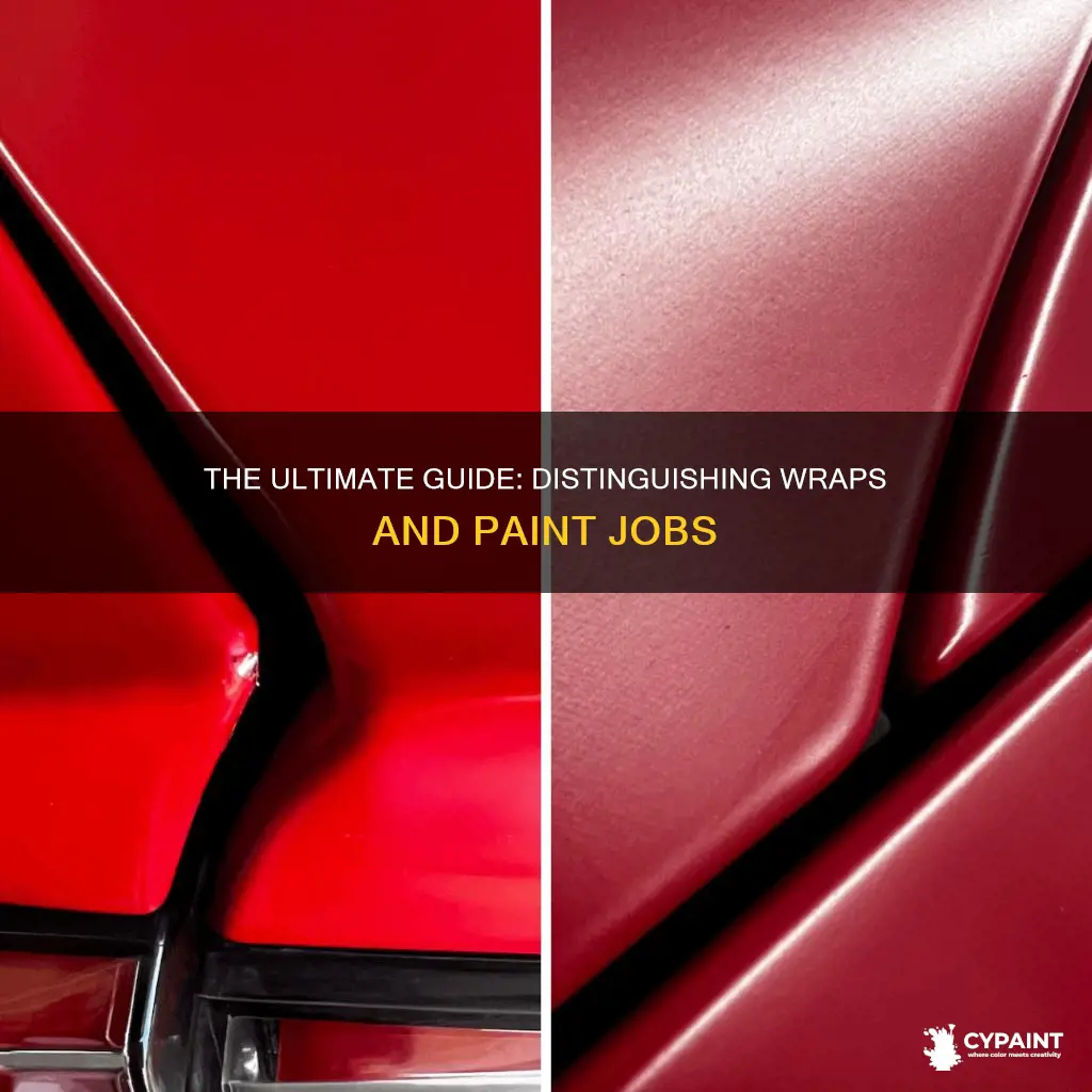 how to tell if it a wrap or paint