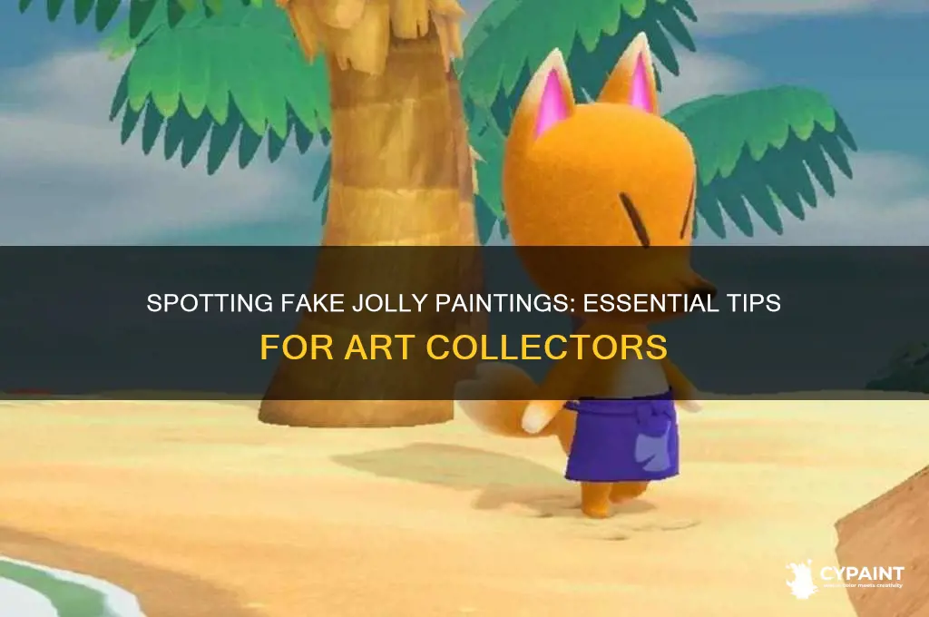 how to tell if jolly painting is fake