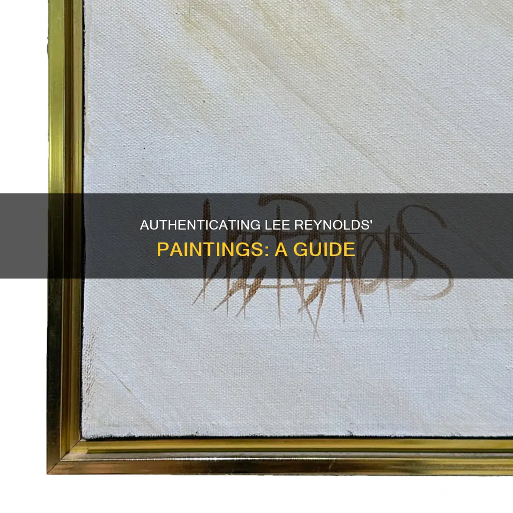how to tell if lee reynolds painting is real