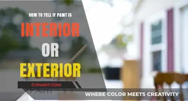 Identify Interior and Exterior Paint with These Simple Tips