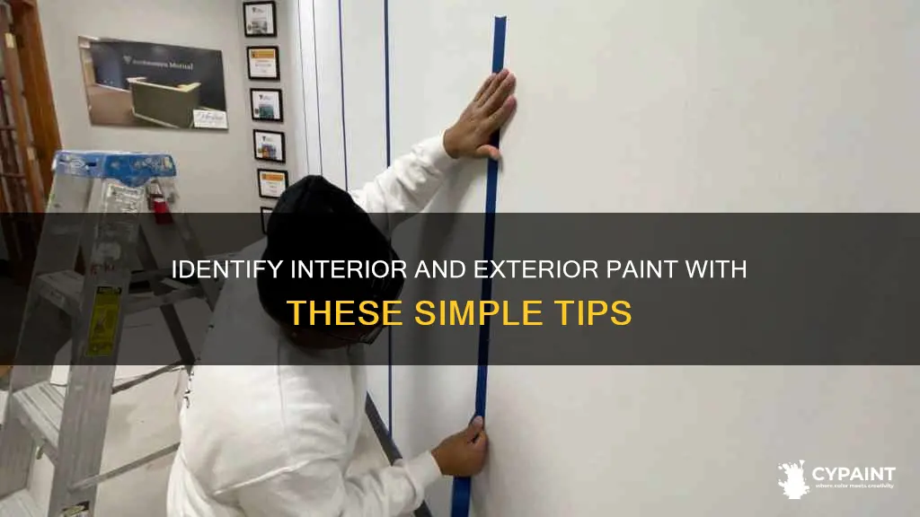 how to tell if paint is interior or exterior