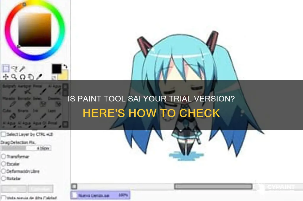 Is Paint Tool Sai Your Trial Version? Here's How To Check | CyPaint