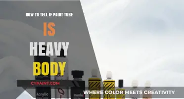 Uncover the Secrets of Heavy Body Paint Tubes