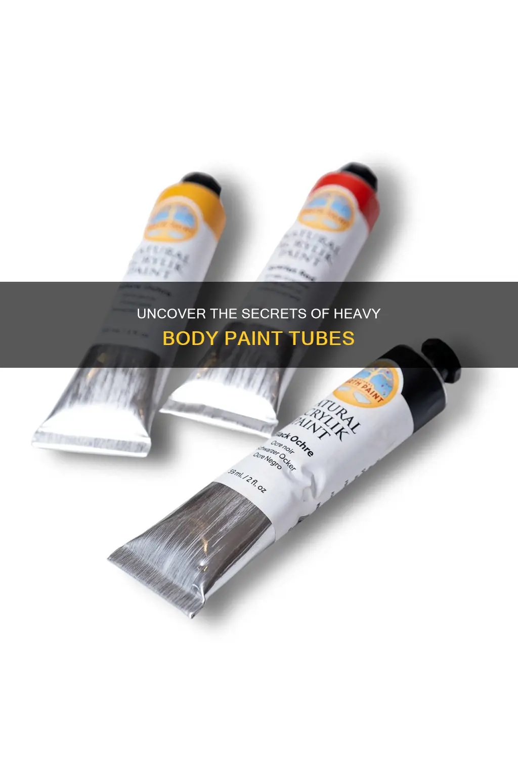 how to tell if paint tube is heavy body