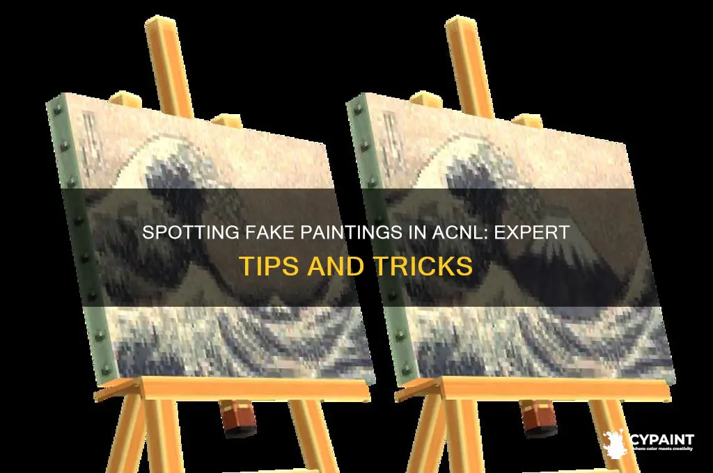 how to tell if painting is fake acnl