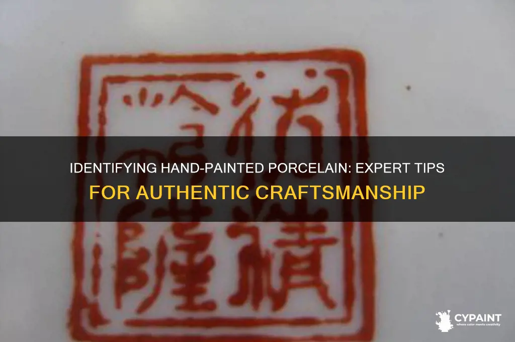 how to tell if porcelain is hand painted