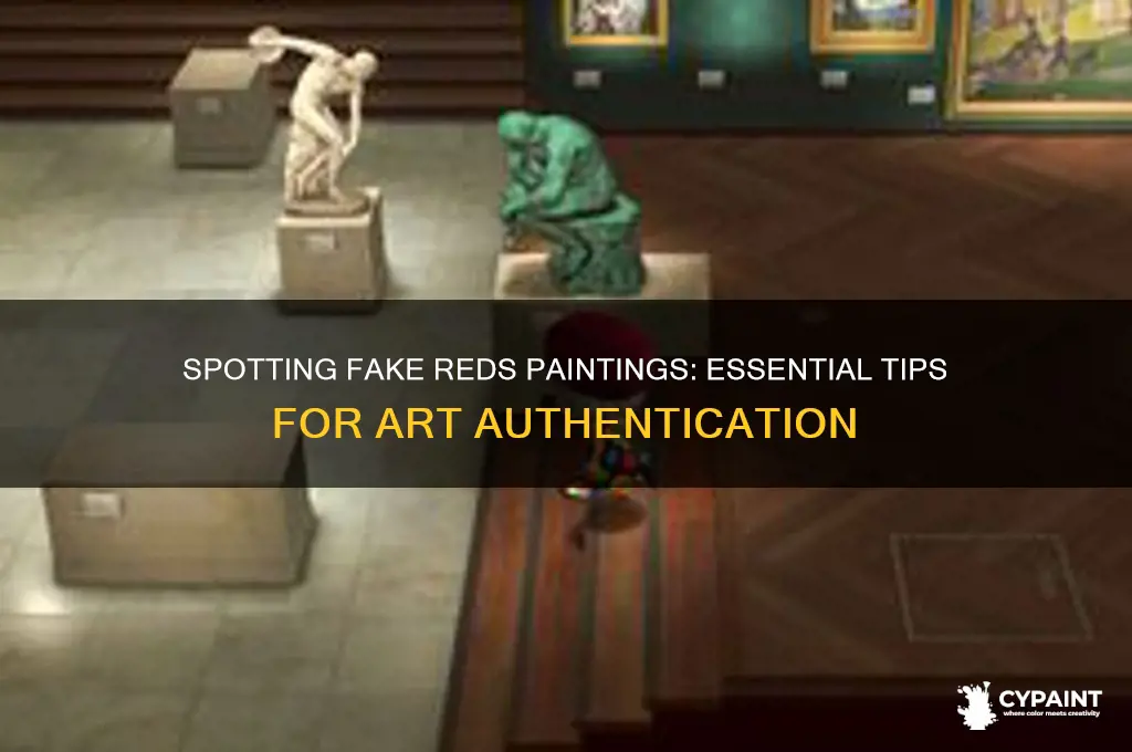 how to tell if reds paintings are fake