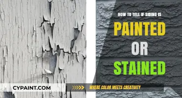 Painted or Stained Siding: How to Tell the Difference