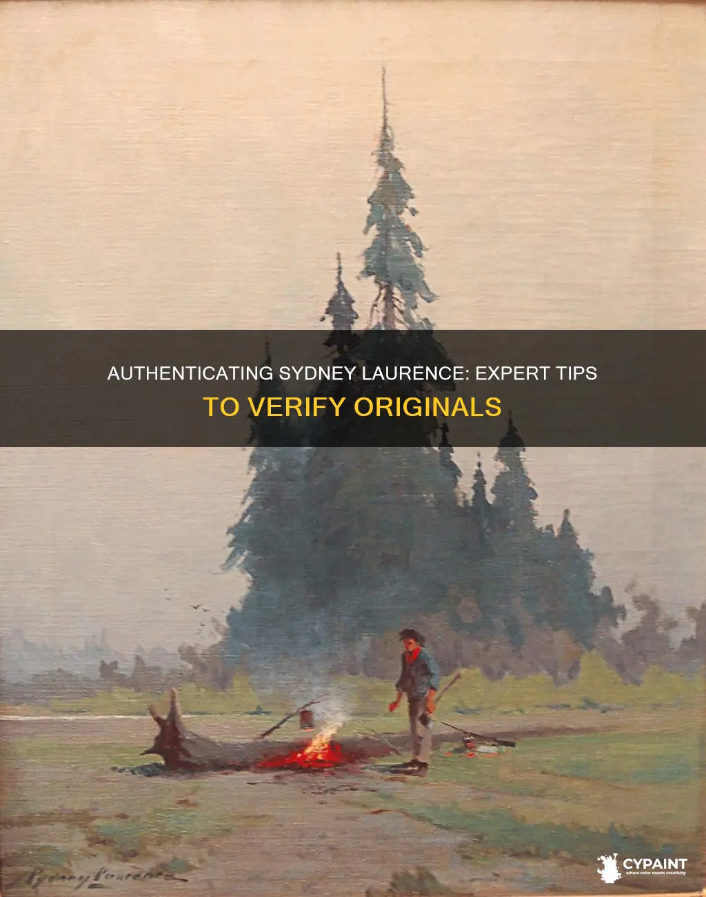 how to tell if sydney laurence painting is authentic