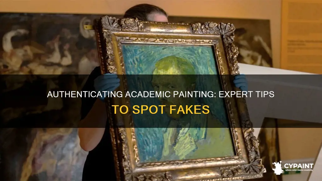 how to tell if the academic painting is real