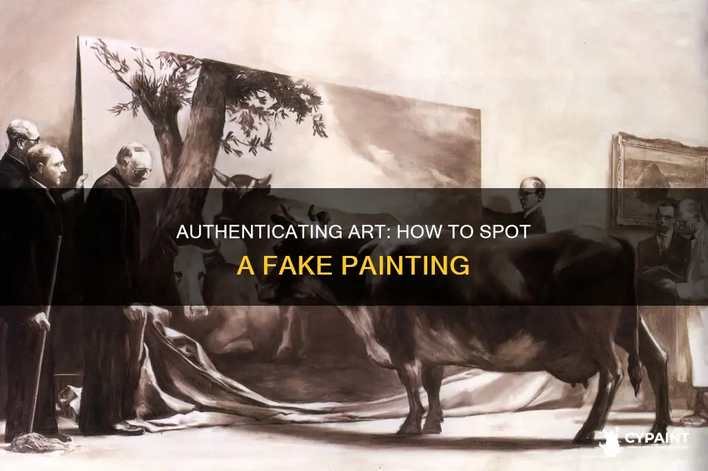 how to tell if the common painting is real