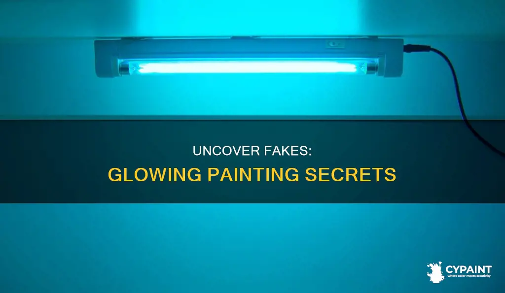 how to tell if the glowing painting is fake