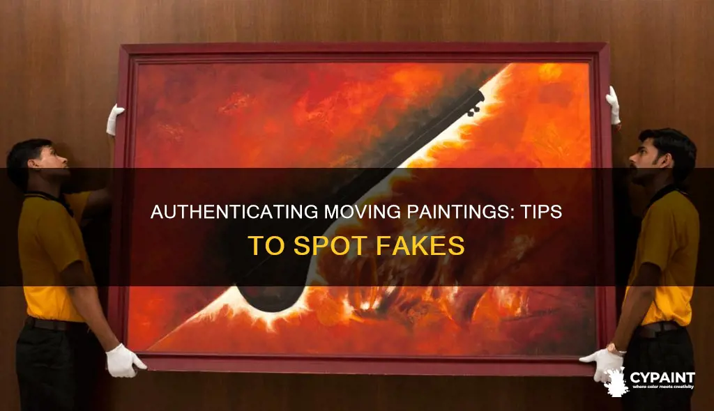 how to tell if the moving painting is real