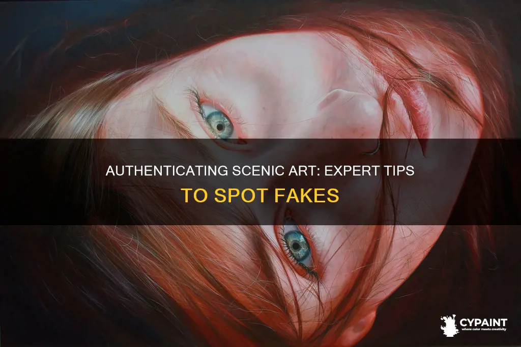 how to tell if the scenic painting is real
