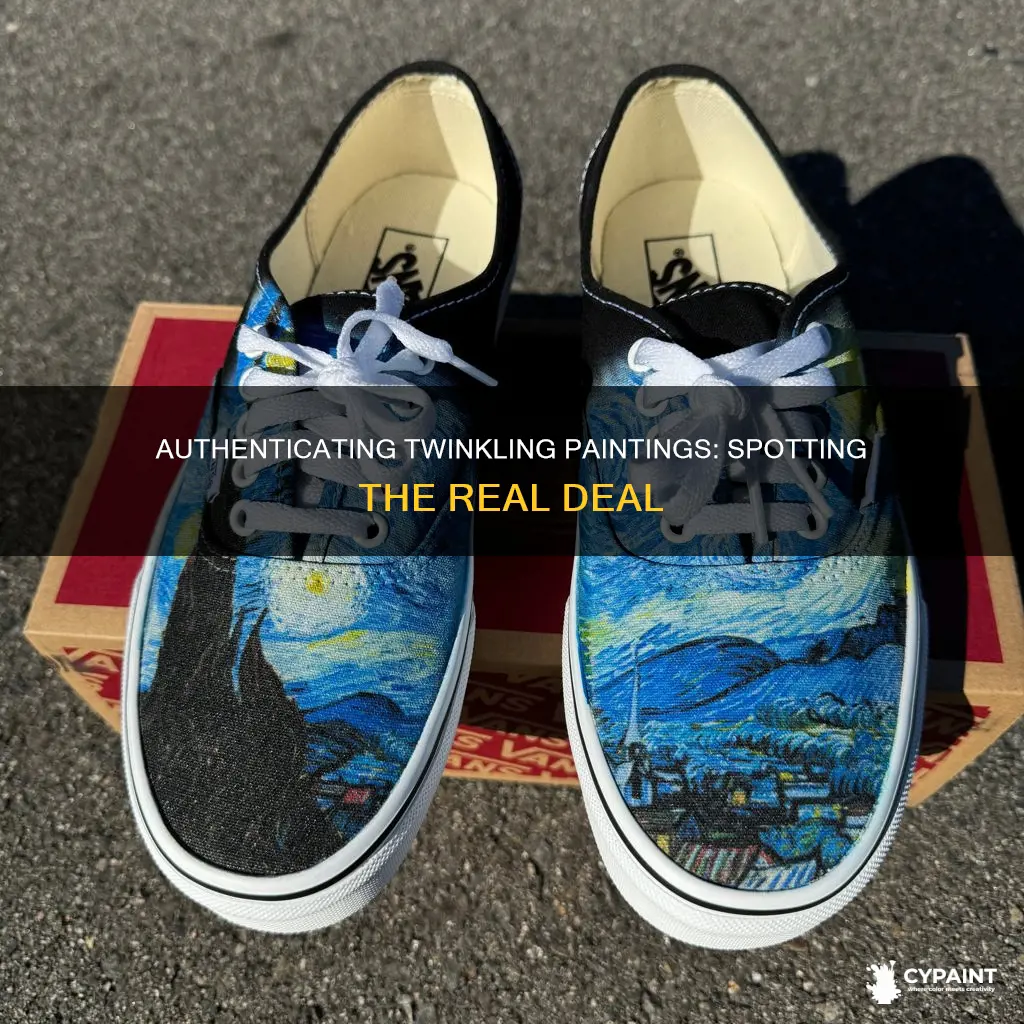 how to tell if the twinkling painting is real
