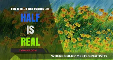 Authenticating Wild Paintings: Decoding the Left Half's Legitimacy