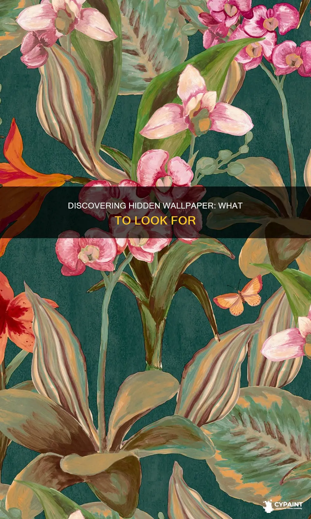 how to tell if you have painted over wallpaper