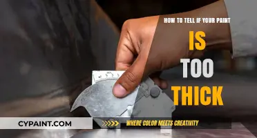 Spot Thick Paint: Signs Your Paint is Too Viscous